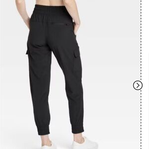 All in Motion Black Track Joggers Relaxed Fit